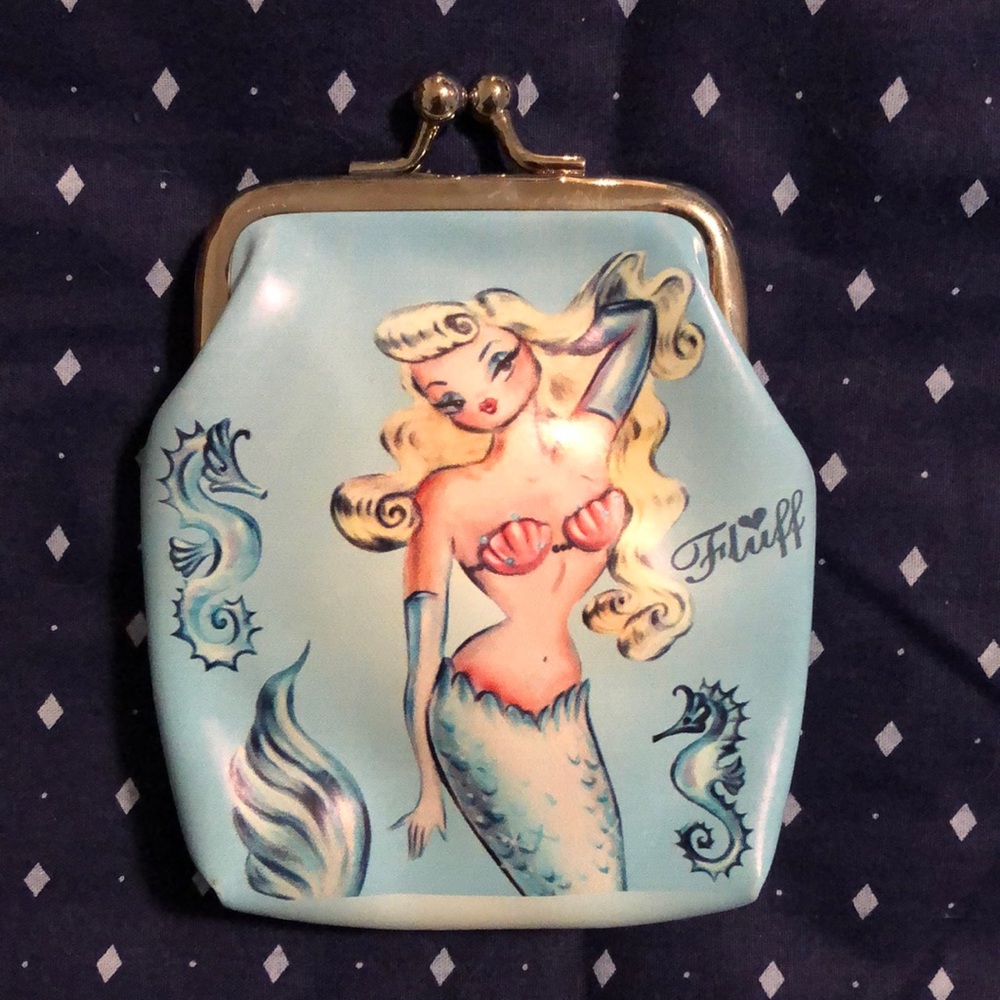 Fluff Mermaid Coin Purse